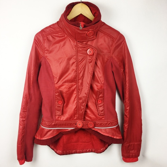 Lululemon Pedal Power Jacket Currant Red - Picture 2 of 4
